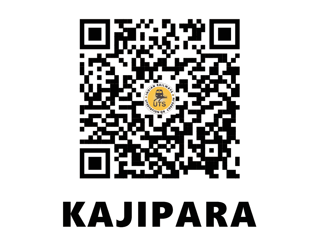 UTS QR Code for KAJIPARA - KZPR (ER - WEST BENGAL)